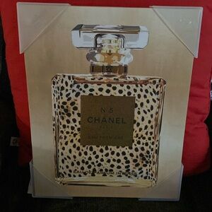 Chanel perfume bottle lux wall canvas art 11x14 picture